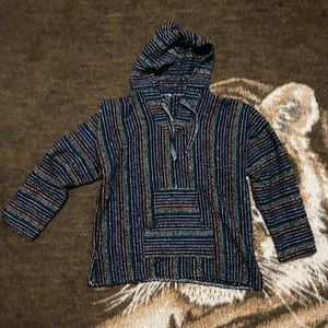 Multi-Colour knitted Baja sweater - size Large